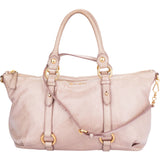 Miu Miu Rose Leather City Handbag