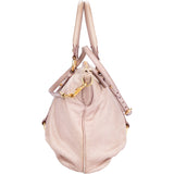 Miu Miu Rose Leather City Handbag