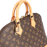 Louis Vuitton Canvas Monogram Alma PM Handbag