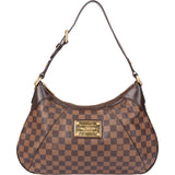 Louis Vuitton Damier Ebene Monogram Thames GM Shoulder Bag