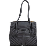 Miu Miu Quilted Nappa Leather Chevron Biker Handbag