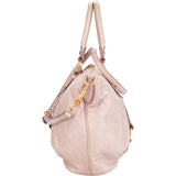 Miu Miu Rose Leather City Handbag