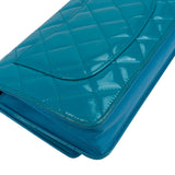 Chanel Quilted Patent Leather Wallet On Chain Crossbody Bag