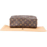 Louis Vuitton Canvas Monogram Trousse Patte Pression Clutch