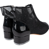 Chanel Mesh Glitter CC Ankle Shoes (35)