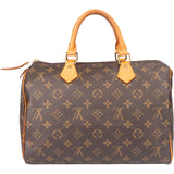 Louis Vuitton Canvas Monogram Speedy 30 Handbag