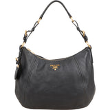 Prada Vitello Daino Leather Hobo Shoulder Bag
