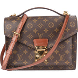 Louis Vuitton Canvas Monogram Monceau Handbag