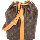 Louis Vuitton Canvas Monogram Sac Noe Petit Shoulder Bag