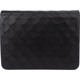 Chanel Quilted Lambskin 24K Gold Single Flap Crossbody Bag