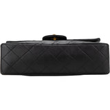 Chanel Quilted Lambskin 24K Gold Small Double Flap Crossbody Bag
