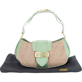 Fendi FF Monogram Zucca Baguette Handbag