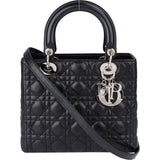 Christian Dior Quilted Leather Lady Dior Handbag