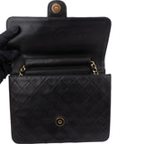 Chanel Quilted Lambskin 24K Gold Single Flap Crossbody Bag