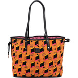 MCM Monogram Visetos Liz Reversible Shopper Tote Shoulder Bag