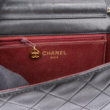 Chanel Quilted Lambskin 24K Gold Single Flap Crossbody Bag