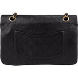 Chanel Quilted Lambskin 24K Gold Medium Double Flap Crossbody Bag