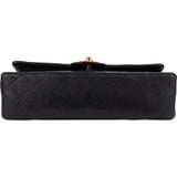 Chanel Quilted Lambskin 24K Gold Medium Double Flap Crossbody Bag