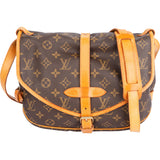 Louis Vuitton Canvas Monogram Saumur 32 Crossbody Bag