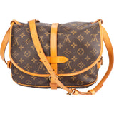 Louis Vuitton Canvas Monogram Saumur 32 Crossbody Bag