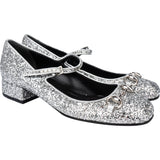 Gucci Glitter Horsebit Pumps (35,5)