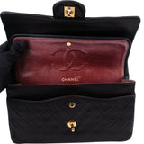 Chanel Quilted Lambskin 24K Gold Medium Double Flap Crossbody Bag