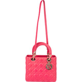 Christian Dior Quilted Leather Lady Dior Handbag