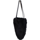 Fendi FF Buckle Black Fur Shoulder Bag