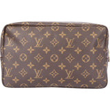 Louis Vuitton Canvas Monogram Trousse Toilette 28 Clutch