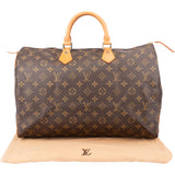 Louis Vuitton Canvas Monogram Speedy 40 Handbag