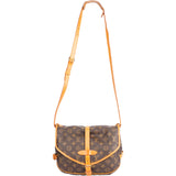 Louis Vuitton Canvas Monogram Saumur 32 Crossbody Bag