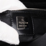 Fendi FF Buckle Black Fur Shoulder Bag