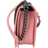 Chanel Quilted Lambskin Antique Boy Single Flap Crossbody Bag