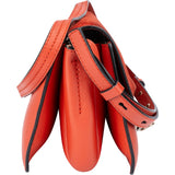 Chloé Orange Leather Faye Crossbody Bag - vintageandkickz