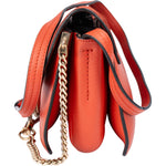 Chloé Orange Leather Faye Crossbody Bag - vintageandkickz