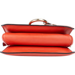 Chloé Orange Leather Faye Crossbody Bag - vintageandkickz