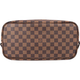 Louis Vuitton Damier Ebene Monogram Neverfull MM Shopper Handbag