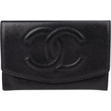Chanel Caviar Leather CC Wallet