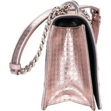 Christian Dior Rose Metallic Diorama Cannage Crossbody Bag