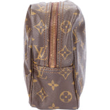 Louis Vuitton Canvas Monogram Trousse Toilette 28 Clutch