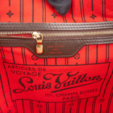 Louis Vuitton Damier Ebene Monogram Neverfull MM Shopper Handbag