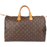 Louis Vuitton Canvas Monogram Speedy 40 Handbag