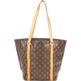 Louis Vuitton Canvas Monogram Sac Shopping Shoulder Bag