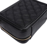 Chanel Quilted Caviar Leather CC Filigree Crossbody Bag