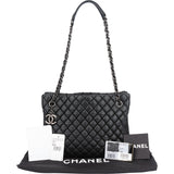 Chanel Quilted Lambskin Petit Shopper Shoulder Bag