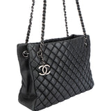 Chanel Quilted Lambskin Petit Shopper Shoulder Bag