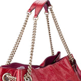 Gucci Patent Leather Soho Chain Crossbody Bag