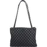 Chanel Quilted Lambskin Petit Shopper Shoulder Bag