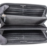 Chanel Quilted Lambskin Palladium Boy Wallet