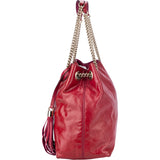 Gucci Patent Leather Soho Chain Crossbody Bag